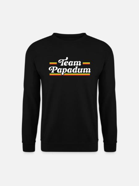 Team Papadum Onam Festival Indien Indien Kerala - Unisex Pullover - Schwarz
