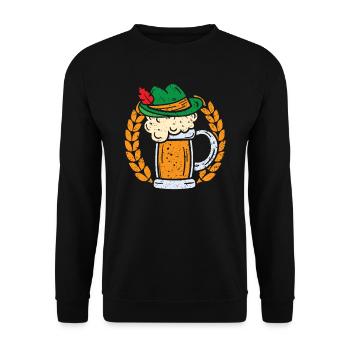 Festival allemand de la bière Allemagne - Sweat-shirt Unisexe - noir - Devant - Alina (178cm) & Michal (187cm)