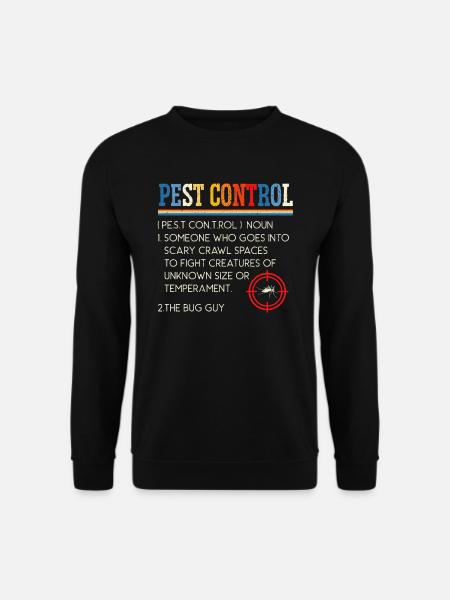 Kammerjäger Tierbekämpfung Schädlingsbekämpfung - Unisex Pullover - Schwarz