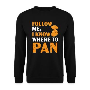 Gold Panning Gold Prospecting Mining Miner Geology - Unisex Sweatshirt - black - Front - Alina (178cm) & Michal (187cm)
