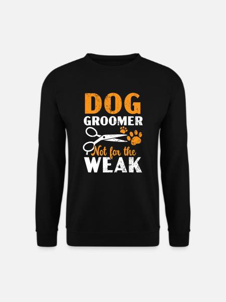Hundefrisør ikke for den svage kæledyrspleje - Unisex sweater - sort