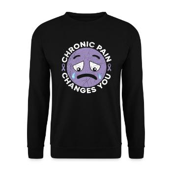 La douleur chronique change vous Lupus Conscience Lupus - Sweat-shirt Unisexe - noir - Devant - Alina (178cm) & Michal (187cm)
