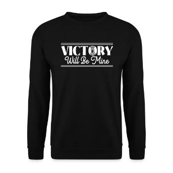 La victoire sera ma sensibilisation au cancer carcinoïde - Sweat-shirt Unisexe - noir - Devant - Alina (178cm) & Michal (187cm)