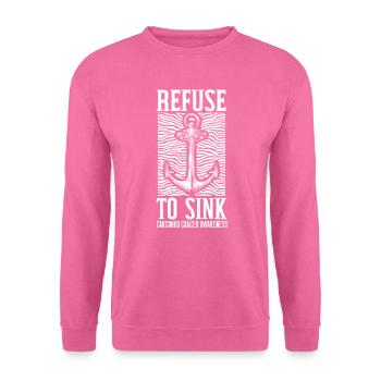 Weigern Sie sich, das Bewusstsein für Karzinoidkrebs zu senken - Unisex Pullover - Pink - Vorne