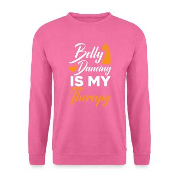 La danse du ventre est ma thérapie Shimmy Danseuse du ventre - Sweat-shirt Unisexe - rose - Devant