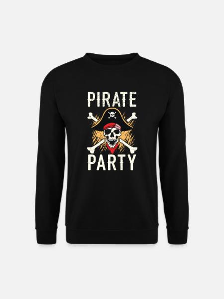 Pirate Party Caraïbes Buccaneer Pirate Lover - Sweat-shirt Unisexe - noir