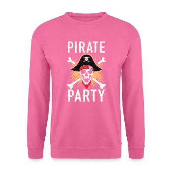Pirate Party Caribbean Buccaneer Pirate Lover - Unisex Sweatshirt - pink - Front