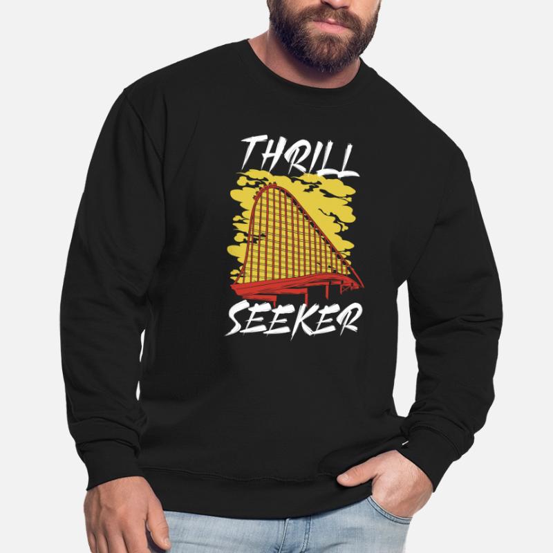 Thrill Seeker Roller Coaster Ride Rollercoaster Sweat-shirt Unisexe