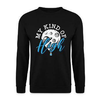 Meine Art von High Hot Air Balloon Ride Balloonist - Unisex Pullover - Schwarz - Vorne - Alina (178cm) & Michal (187cm)