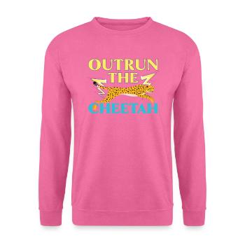 Surpassez le gardien du zoo Cheetah Wildlife Animal - Sweat-shirt Unisexe - rose - Devant