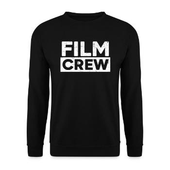 Film Crew Film Director Filmmaking Filmmaker - Unisex Sweatshirt - black - Front - Alina (178cm) & Michal (187cm)