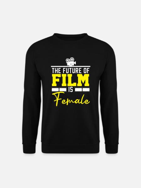 Die Zukunft des Films ist feministisch für weibliches Filmemachen - Unisex Pullover - Schwarz