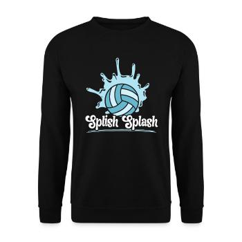 Splish Splash Aufblasbarer Sphere Squad Wasserball - Unisex Pullover - Schwarz - Vorne - Alina (178cm) & Michal (187cm)