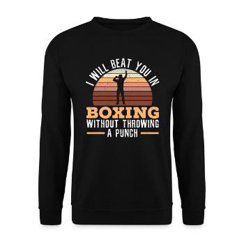 Beatboxing Musik Sound Beatbox Lover Beatboxer - Unisex Pullover - Schwarz - Vorne - Alina (178cm) & Michal (187cm)