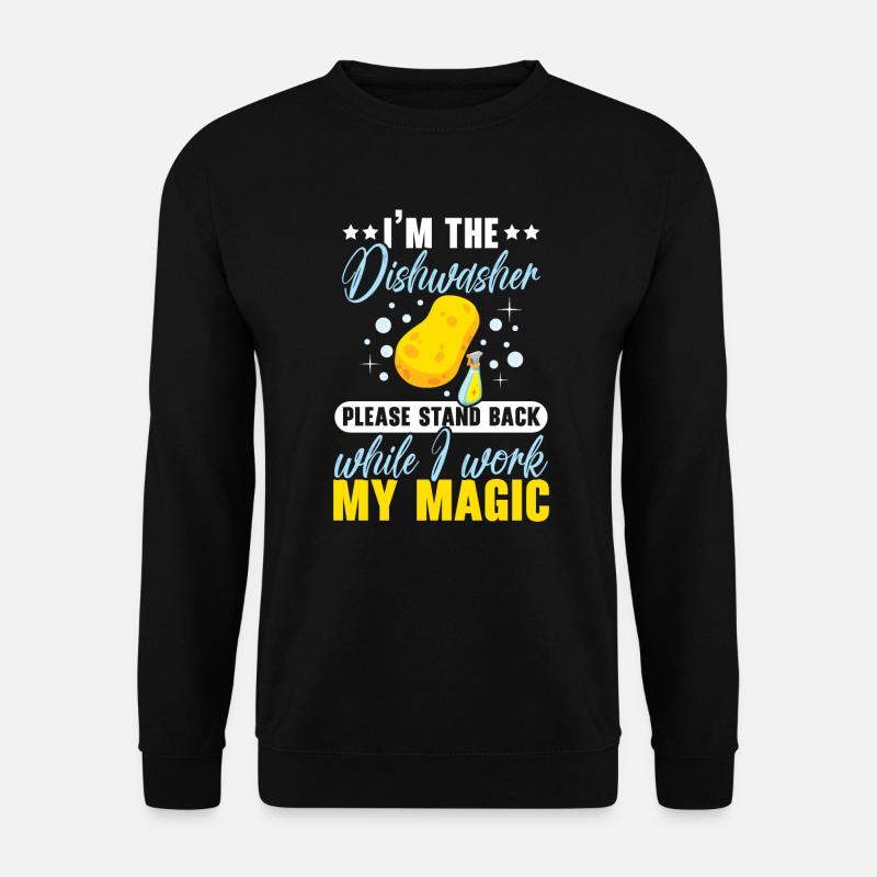 Ich bin der Beruf des Geschirrspülers - Unisex Pullover - Schwarz