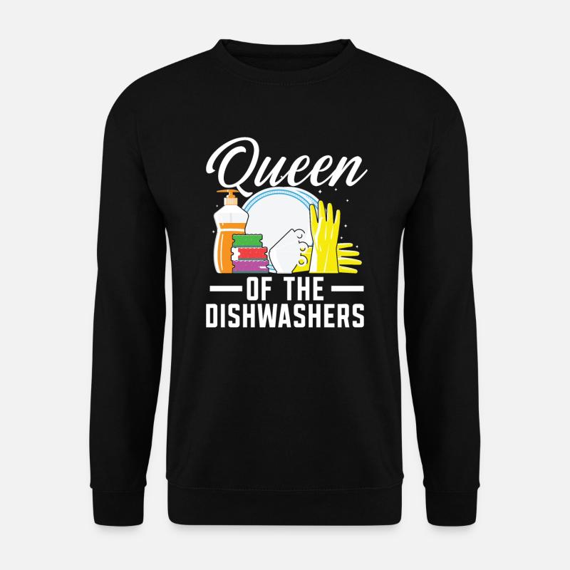 Königin des Geschirrspülerberufs - Unisex Pullover - Schwarz