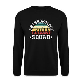 Anthropologie Squad Wissenschaft Prähistorische Archäologie - Unisex Pullover - Schwarz - Vorne - Alina (178cm) & Michal (187cm)