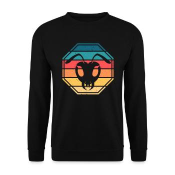 Retro Ant Whisperer Ant Lover Insect World Ant Day - Unisex Sweatshirt - black - Front - Alina (178cm) & Michal (187cm)