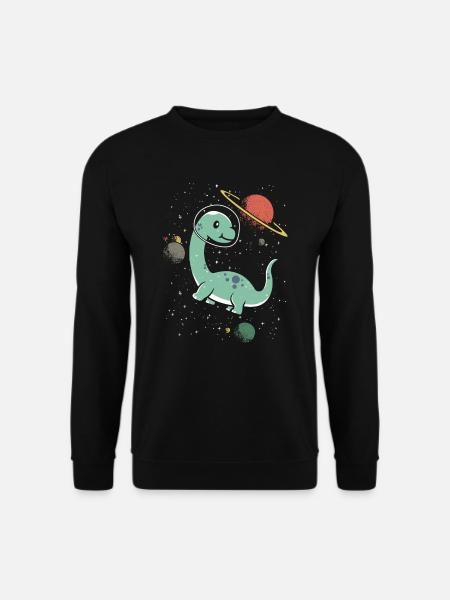 Brachiousaurus Dinosaure Paléontologue Astronaute - Sweat-shirt Unisexe - noir