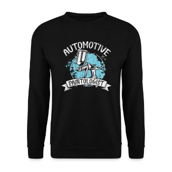 Peintre automobile Peintre de carrosserie automobile - Sweat-shirt Unisexe - noir - Devant - Alina (178cm) & Michal (187cm)