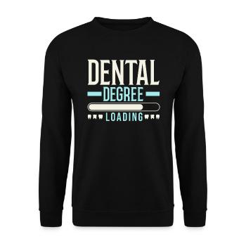 Future Dentist Dentistry Dental Surgeon Hygienist - Unisex Sweatshirt - black - Front - Alina (178cm) & Michal (187cm)