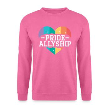 Pride Allyship Month Gay Rights LGBTQ-Unterstützer - Unisex Pullover - Pink - Vorne