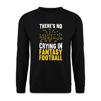 Es gibt kein Weinen in Fantasy Football Sport Lover - Unisex Pullover - Schwarz - Vorne - Alina (178cm) & Michal (187cm)