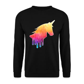 Nu Goth Japanische ästhetische okkulte Hexerei Hexe - Unisex Pullover - Schwarz - Vorne - Alina (178cm) & Michal (187cm)