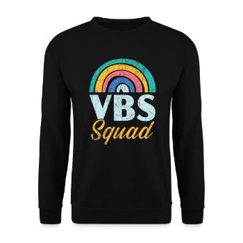 VBS Squad Ferienbibelschule Christlicher Lehrer - Unisex Pullover - Schwarz - Vorne - Alina (178cm) & Michal (187cm)