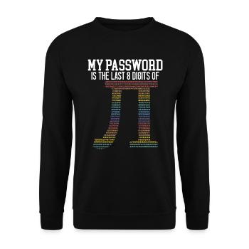 Professeur de mathématiques Math Professeur de Mathématicien Pi Day - Sweat-shirt Unisexe - noir - Devant - Alina (178cm) & Michal (187cm)
