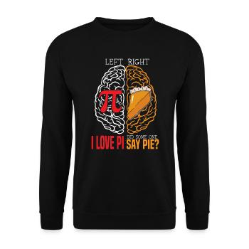Instructeur de mathématiques Professeur de mathématiques Mathématicien Pi Day - Sweat-shirt Unisexe - noir - Devant - Alina (178cm) & Michal (187cm)
