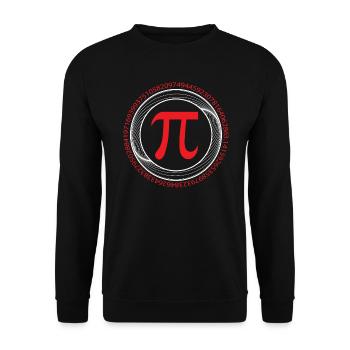 Professeur de mathématiques Math Professeur de Mathématicien Pi Day - Sweat-shirt Unisexe - noir - Devant - Alina (178cm) & Michal (187cm)