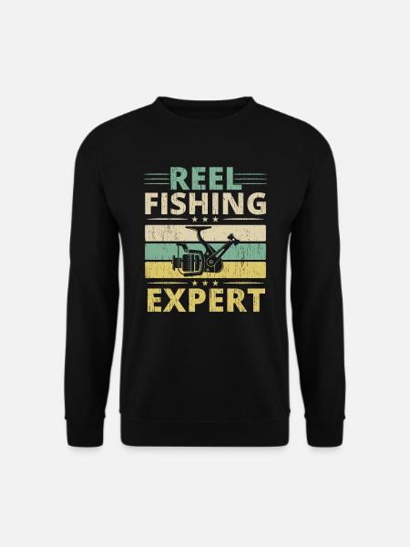 Fischer Angeln Fischer Fischfänger Fisch Fisch - Unisex Pullover - Schwarz