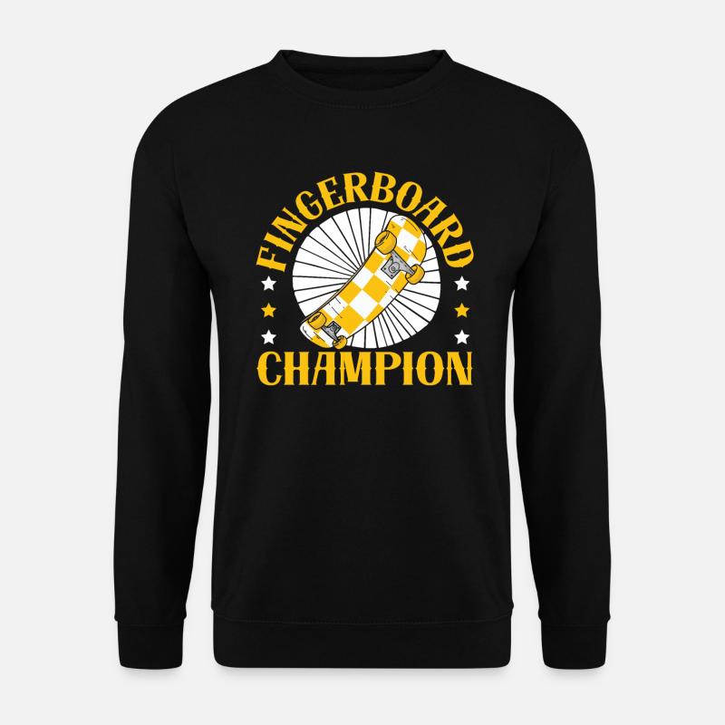 Fingerboard Champion Fingerboarder Fingerboarding - Unisex Pullover - Schwarz