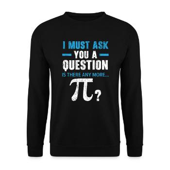 Professeur de mathématiques Math Professeur de Mathématicien Pi Day - Sweat-shirt Unisexe - noir - Devant - Alina (178cm) & Michal (187cm)