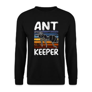 Fourmilier Gardien Entomologie des insectes Futur entomologiste - Sweat-shirt Unisexe - noir - Devant - Alina (178cm) & Michal (187cm)
