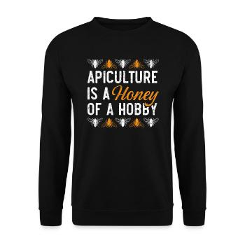 Beekeeper Beekeeping Apiarist Honeybee Bee Lover - Unisex Sweatshirt - black - Front - Alina (178cm) & Michal (187cm)