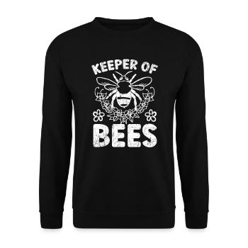 Apiculteur Apiculture Abeille domestique Gardien des abeilles - Sweat-shirt Unisexe - noir - Devant - Alina (178cm) & Michal (187cm)