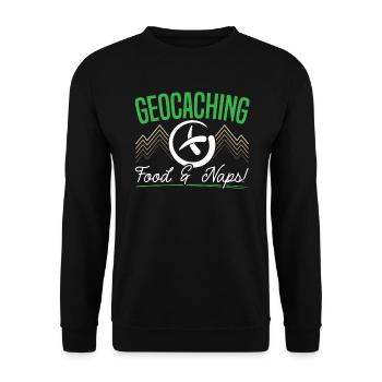 Creuser Détecteur de métaux Amateur de chasse au trésor - Sweat-shirt Unisexe - noir - Devant - Alina (178cm) & Michal (187cm)
