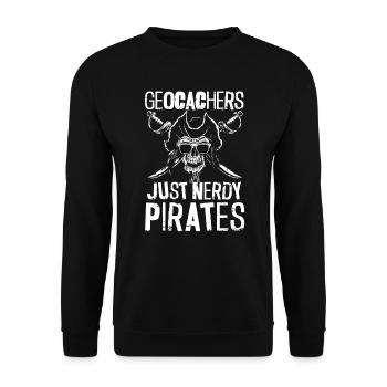 Creuser Détecteur de métaux Amateur de chasse au trésor - Sweat-shirt Unisexe - noir - Devant - Alina (178cm) & Michal (187cm)