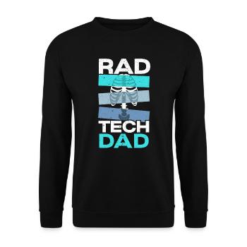 Rad Tech Röntgenradiologie Radiologe Radiologe - Unisex Pullover - Schwarz - Vorne - Alina (178cm) & Michal (187cm)