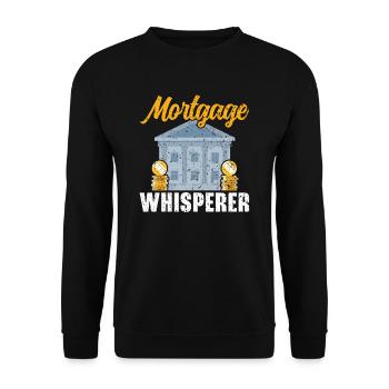 Credit Officer Job Profession Debt Loan Officer - Unisex Sweatshirt - black - Front - Alina (178cm) & Michal (187cm)