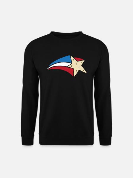 Patriotic America USA Flag 4th Of July American - Unisex Sweatshirt - black