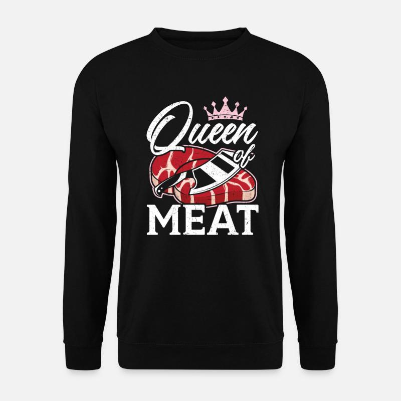 Metzgersprüche Metzgerei Beruf Beruf Fleischerei - Unisex Pullover - Schwarz