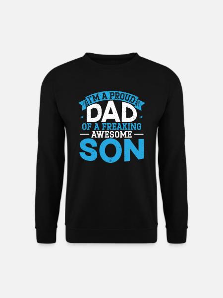 Vatertag Papa Bester Vater aller Zeiten Vaterschaft Papa - Unisex Pullover - Schwarz