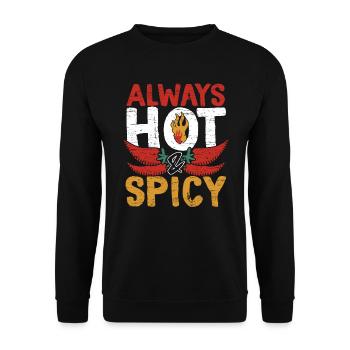 Culinary Gangster Pastry Chef Cooking Culinary - Unisex Sweatshirt - black - Front - Alina (178cm) & Michal (187cm)