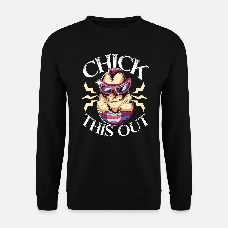 Hühnerzüchter Hühnerflüsterer Nutztier - Unisex Pullover - Schwarz