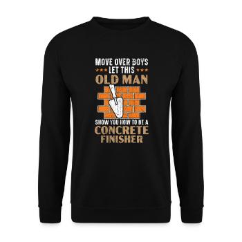 Briques Briques Ouvrier de la construction Briqueteur-maçon - Sweat-shirt Unisexe - noir - Devant - Alina (178cm) & Michal (187cm)