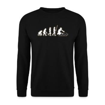 Briques Briques Ouvrier de la construction Briqueteur-maçon - Sweat-shirt Unisexe - noir - Devant - Alina (178cm) & Michal (187cm)