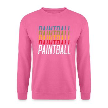 Paintball Paint Gun Paintball Player Paintballer - Unisex Sweatshirt - pink - Front